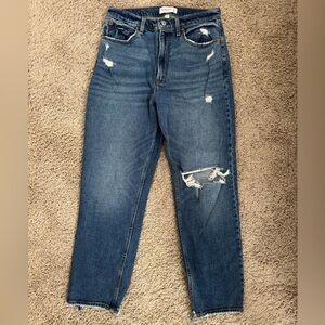 Abercrombie & Fitch Blue Distressed Women Jeans
